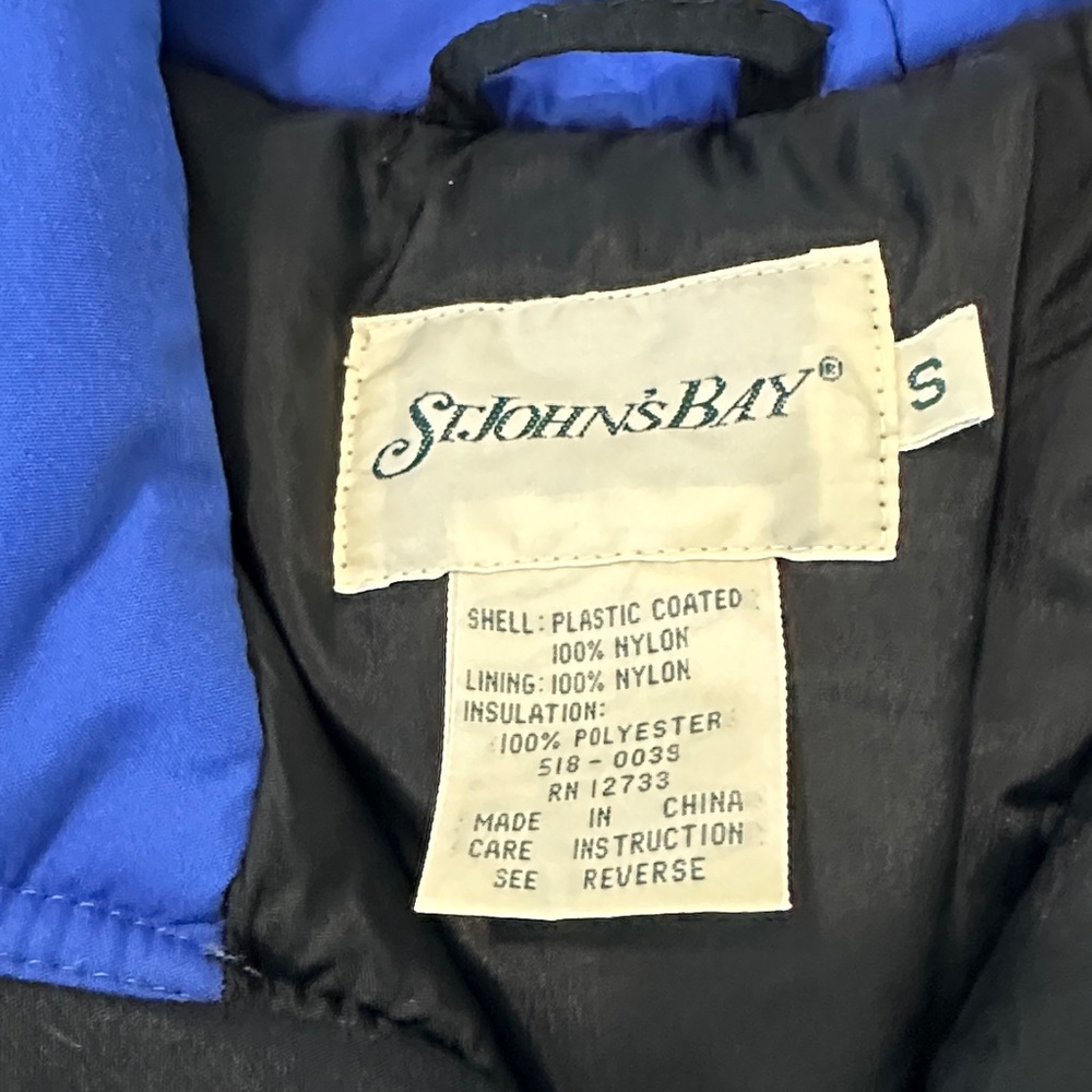St. John's Bay Blue and Black Ski Jacket